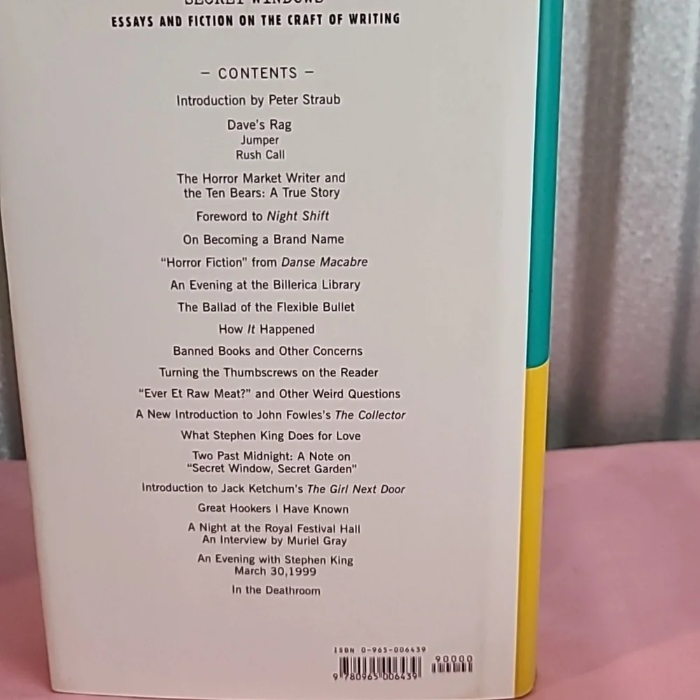Secret Windows; Essays and Fiction on the Craft of Writing By Steven King - Picture 4 of 5